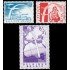 Bélgica 1147/49 1960  Por los refugiados del Congo Aviones MNH