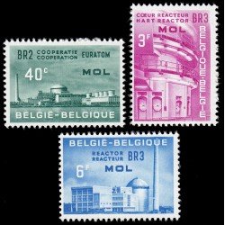 Bélgica 1195/97 1961 Euratom Energía atómica Reactor MNH Bélgica 1195/97 1961 Euratom Energía atómica Reactor MNH