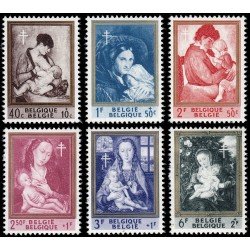 Bélgica 1198/03 1961 Obras antituberculosis MNH Bélgica 1198/03 1961 Obras antituberculosis MNH