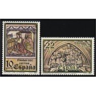 España Spain 2593/94 1980 Navidad MNH