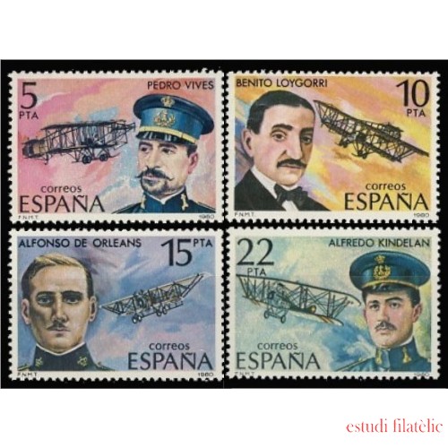 España Spain 2595/98 1980 Aviación MNH