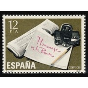 España Spain 2610 1981 Homenaje a la Prensa MNH