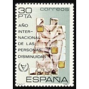 España Spain 2612 1981 Año Internacional de las Personas Disminuidas MNH