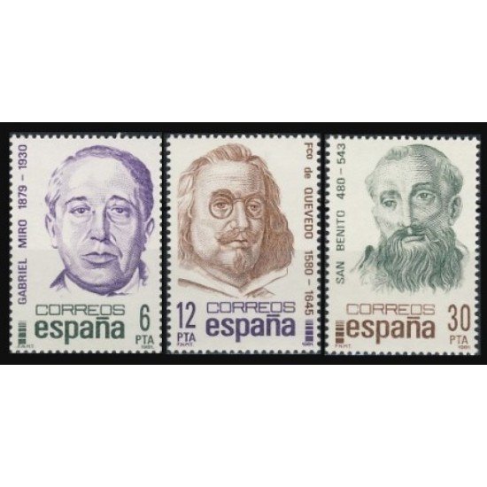 España Spain 2618/20 1981 Centenarios MNH