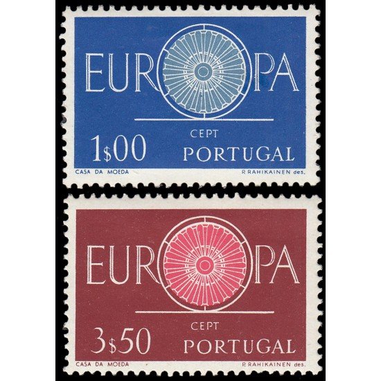 Portugal 879/80 1960 Europa MH