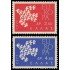 Grecia Greece 753/54 1961Europa MH