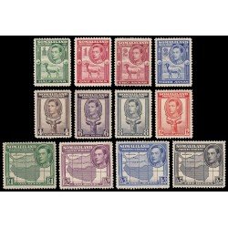 Somalia Oc.Britànica 76/87 1938 Jorge VI MH-MNH Somalia Oc.Britànica 76/87 1938 Jorge VI MH-MNH