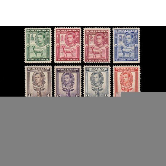 Somalia Oc.Britànica 76/87 1938 Jorge VI MH-MNH Somalia Oc.Britànica 76/87 1938 Jorge VI MH-MNH
