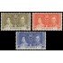 Seychelles 115/17 1937 Coronación de Jorge VI MH