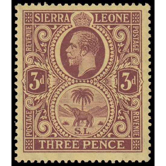 Sierra Leona Sierra Leone 100 1912 Jorge V MH Sierra Leona Sierra Leone 100 1912 Jorge V MH