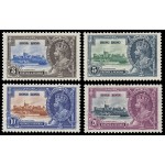 Hong-Kong 132/35 1935 Jubileo de Plata del Rey Jorge V MH