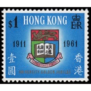 Hong-Kong 190 1961 50 aniv. de la Universidad MNH Hong-Kong 190 1961 50 aniv. de la Universidad MNH