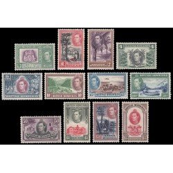 Honduras Británica 118/129 1938 Jorge VI Aspectos del país MNH Honduras Británica 118/129 1938 Jorge VI Aspectos del país MNH