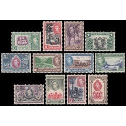 Honduras Británica 118/129 1938 Jorge VI Aspectos del país MNH Honduras Británica 118/129 1938 Jorge VI Aspectos del país MNH