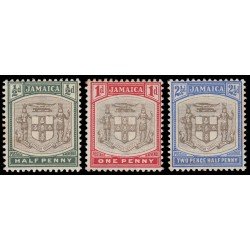 Jamaica 33/35 1904 Escudos MNH Jamaica 33/35 1904 Escudos MNH