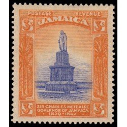 Jamaica 91 1920-21 Sir Charles Metcalfe Gobernador de Jamaica MNH Jamaica 91 1920-21 Sir Charles Metcalfe Gobernador de Jamaica MNH