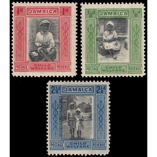 Jamaica 106/08 1923 Por la protección de la infancia indígena MNH Jamaica 106/08 1923 Por la protección de la infancia indígena MNH