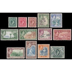Jamaica 123/35 1940 Jorge VI MNH Jamaica 123/35 1940 Jorge VI MNH
