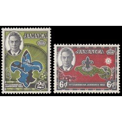 Jamaica 158/59 1ª jamboree del caribe MNH Jamaica 158/59 1ª jamboree del caribe MNH