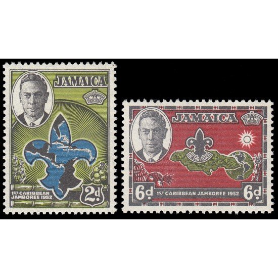 Jamaica 158/59 1ª jamboree del caribe MNH Jamaica 158/59 1ª jamboree del caribe MNH