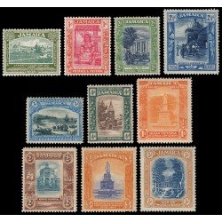 Jamaica 82/91 1920-21 Motivos variados MH-MNH Jamaica 82/91 1920-21 Motivos variados MH-MNH