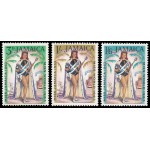 Jamaica 212/14 1963 Mis Mundo 1963 Carole Joan Crawford MNH