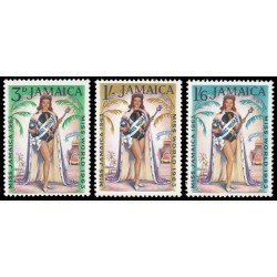 Jamaica 212/14 1963 Mis Mundo 1963 Carole Joan Crawford MNH Jamaica 212/14 1963 Mis Mundo 1963 Carole Joan Crawford MNH