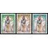 Jamaica 212/14 1963 Mis Mundo 1963 Carole Joan Crawford MNH