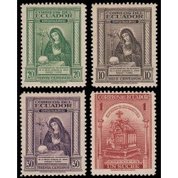 Ecuador 462/65 1946 Mariana de Jesús MNH Ecuador 462/65 1946 Mariana de Jesús MNH