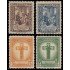 Ecuador A 163/66 Aéreo 1946 Aéreo Beata Mariana de Jesús Paredes y Flores Religión MNH