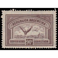 Argentina A 14 1928 Sobretasa República Argentina MH