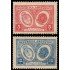 Argentina 321/22 1928 Centenario de la convención de paz con Brasil MH