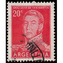 Argentina 546 1954 General José de San Martín Usado Argentina 546 1954 General José de San Martín Usado