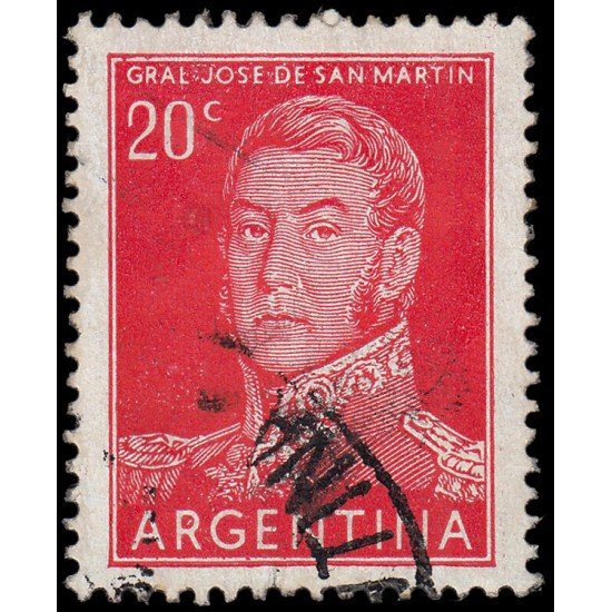 Argentina 546 1954 General José de San Martín Usado Argentina 546 1954 General José de San Martín Usado