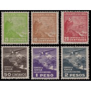 Chile A- 23/28 1931 Paisajes andinos MNH Chile A- 23/28 1931 Paisajes andinos MNH