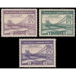 Rep. Dominicana 264/66 1934 Inauguración del puente colgante San Rafael MNH Rep. Dominicana 264/66 1934 Inauguración del puente colgante San Rafael MNH