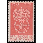 Alto Volta 95 1962 Erradicación de la malaria MNH