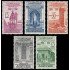 Marruecos Fr. Morocco 405/09 1960 1100 aniv. de la Universidad de Karaouiyne MNH