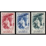 Marruecos Fr. Morocco 390/92 1959 50 aniv. del rey Mohamed V MNH Marruecos Fr. Morocco 390/92 1959 50 aniv. del rey Mohamed V MNH