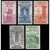 Marruecos Fr. Morocco 405/09 1960 1100 aniv. de la Universidad de Karaouiyne MNH