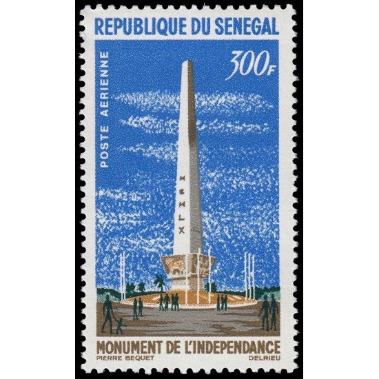 Senegal Aéreo 40 1964 Monumento de la Independencia MNH