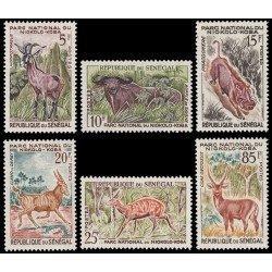 Senegal 198/03 1960 Parque nacional de Niokolo Koba MNH Senegal 198/03 1960 Parque nacional de Niokolo Koba MNH