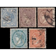 España Spain 97/100A 1868 Isabel II Usados España Spain 97/100A 1868 Isabel II Usados