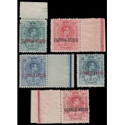 España Spain 292/96 1920 Alfonso XIII Medallón MNH España Spain 292/96 1920 Alfonso XIII Medallón MNH