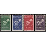 Tunez Tunisia 320/23 1947 En beneficio de obras para la infancia MNH