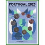 Portugal 2025 Cartera Oficial Monedas € euro Set Cartón Portugal 2025 Cartera Oficial Monedas € euro Set Cartón