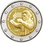 Grecia 2025 2 € euros conmemorativos Mikis Theodorakis Grecia 2025 2 € euros conmemorativos Mikis Theodorakis