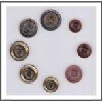 Malta 2015 Emisión monedas Sistema monetario euro € Tira Malta 2015 Emisión monedas Sistema monetario euro € Tira