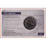 Croacia 2025 Cartera Of Coin Card Moneda 2€ conmemorativos Rey Tomislav Croacia 2025 Cartera Of Coin Card Moneda 2€ conmemorativos Rey Tomislav