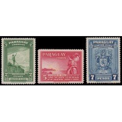 Paraguay 407/09 1941 Ciudad Asunción El indio Francisco e Yrala MNH Paraguay 407/09 1941 Ciudad Asunción El indio Francisco e Yrala MNH